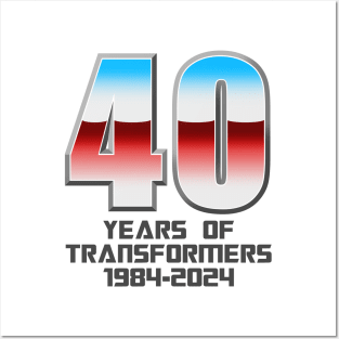 Transformers: GEN 1 - 40th Anniversary (4 light tees) Posters and Art